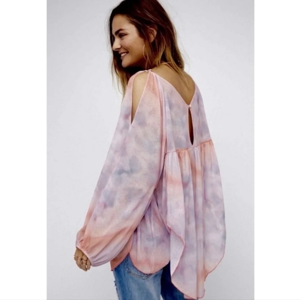 Free people‎ majestic watercolor blouse size small